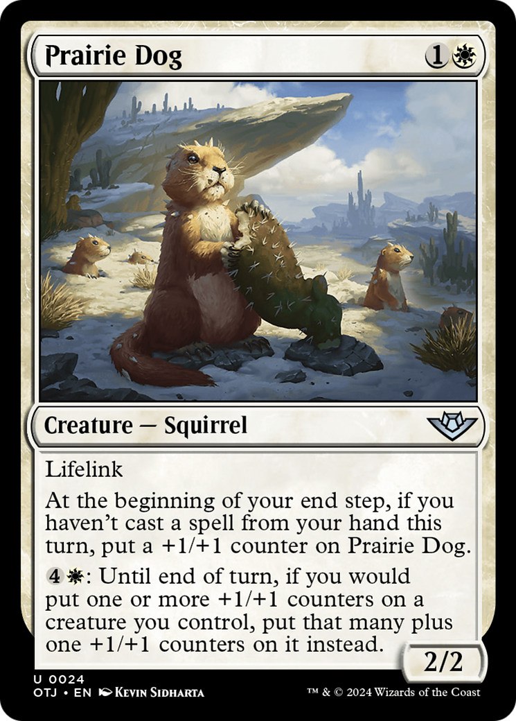 Image of Prairie Dog (OTJ-024) - Outlaws of Thunder Junction