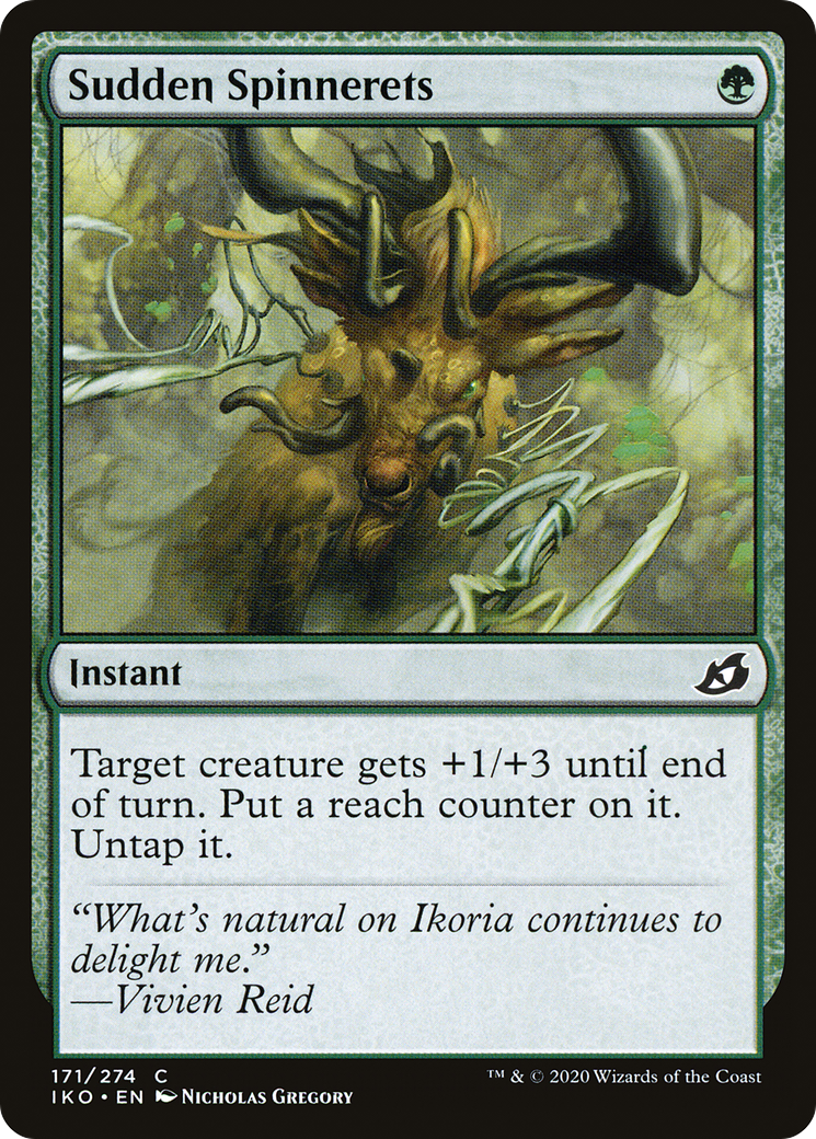 Image of Sudden Spinnerets (IKO-171) - Ikoria: Lair of Behemoths