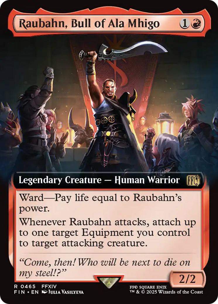 Image of Raubahn, Bull of Ala Mhigo (Extended Art) (FIN-465) - FINAL FANTASY: (Extended Art)