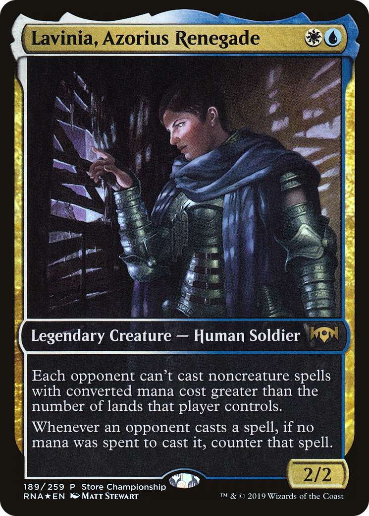 Image of Lavinia, Azorius Renegade (GAME-189) - Ravnica Allegiance Promos Foil