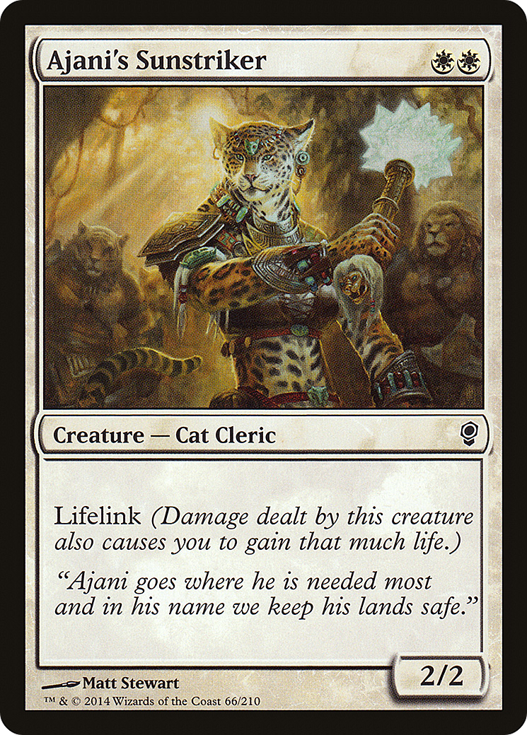 Image of Ajani's Sunstriker (CNS-066) - Conspiracy