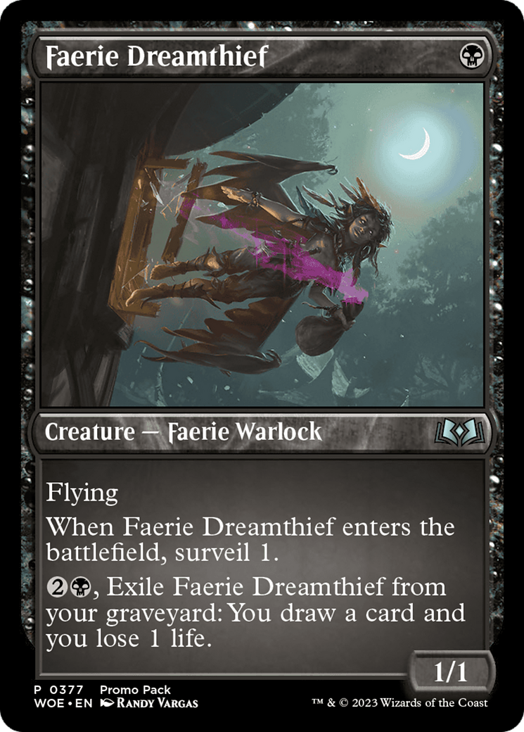 Image of Faerie Dreamthief (PPWOE-377) - Wilds of Eldraine Foil