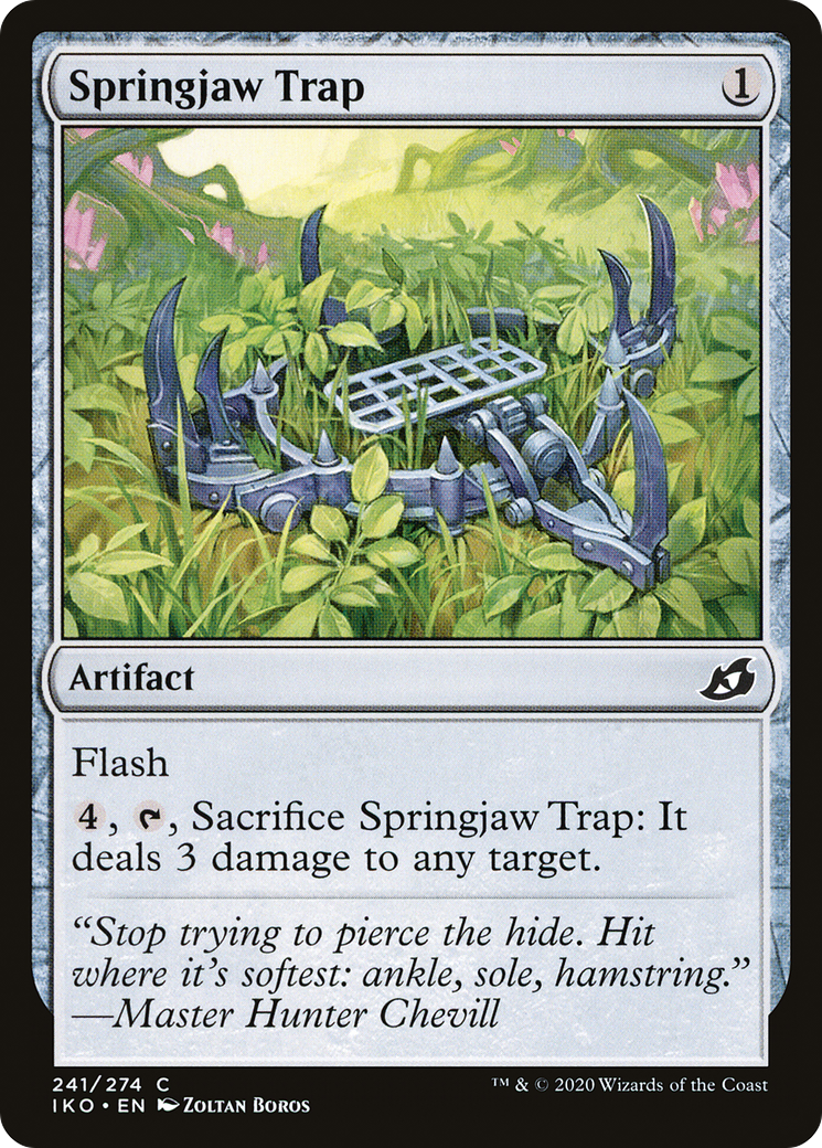 Image of Springjaw Trap (IKO-241) - Ikoria: Lair of Behemoths Foil