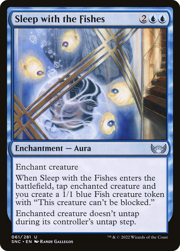 Image of Sleep with the Fishes (SNC-061) - Streets of New Capenna Foil