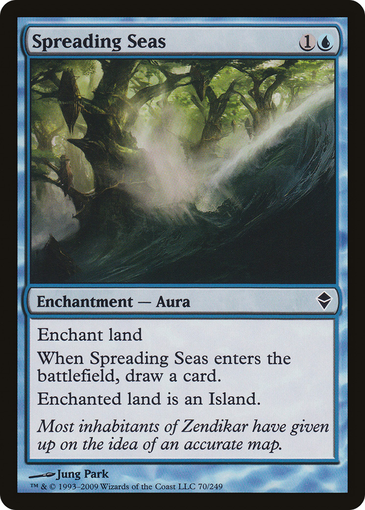 Image of Spreading Seas (ZEN-070) - Zendikar Foil