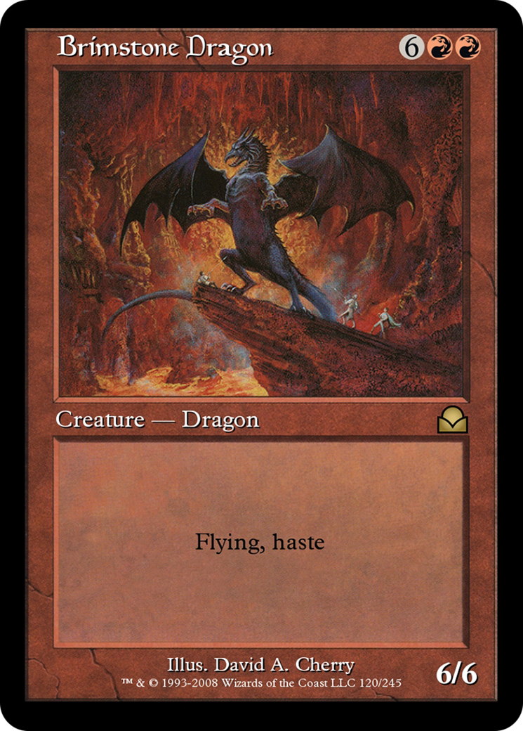 Image of Brimstone Dragon (ME2-120) - Masters Edition II Foil