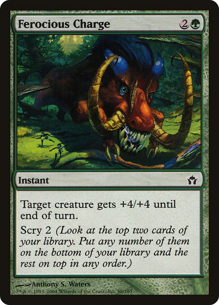 Image of Ferocious Charge (5DN-088) - Fifth Dawn Foil