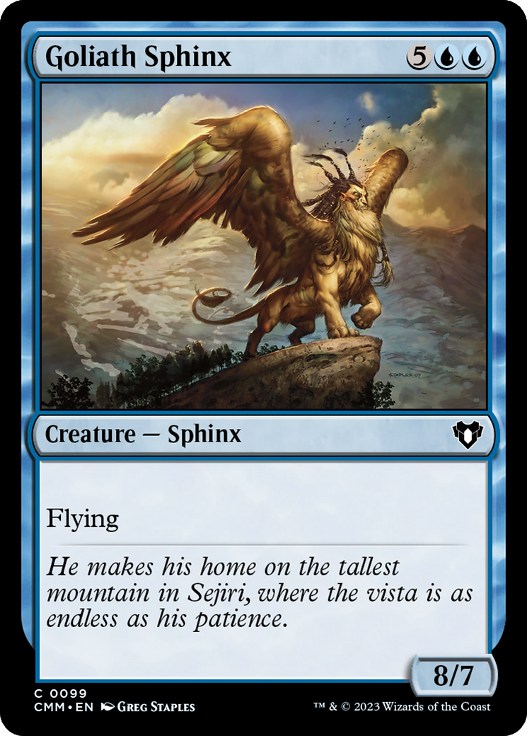 Image of Goliath Sphinx (CMM-099) - Commander Masters