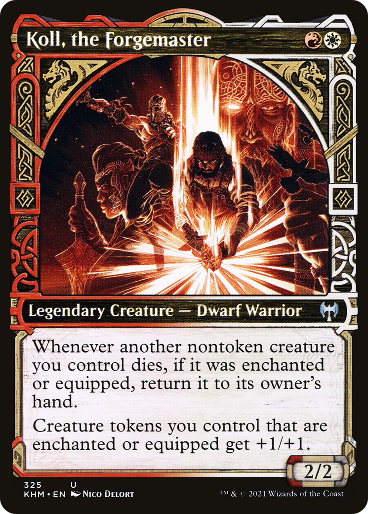 Image of Koll, the Forgemaster (Showcase) (KHM-325) - Kaldheim: (Showcase)