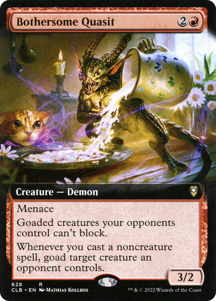 Image of Bothersome Quasit (Extended Art) (CLB-628) - Commander Legends: Battle for Baldur's Gate: (Extended Art)