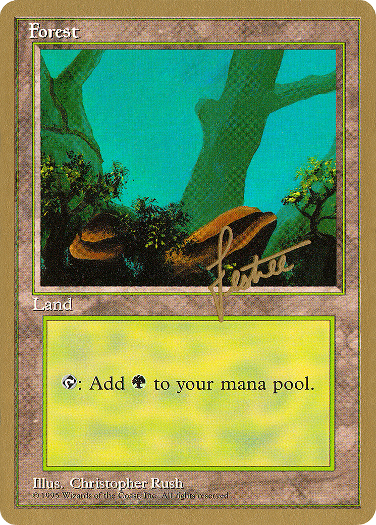 Image of Forest (C) - 1996 Bertrand Lestree (4ED) (WCD-) - Pro Tour Collector Set