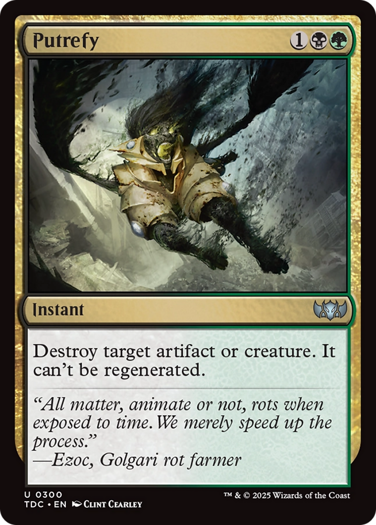 Image of Putrefy (TDC-300) - Commander: Tarkir: Dragonstorm
