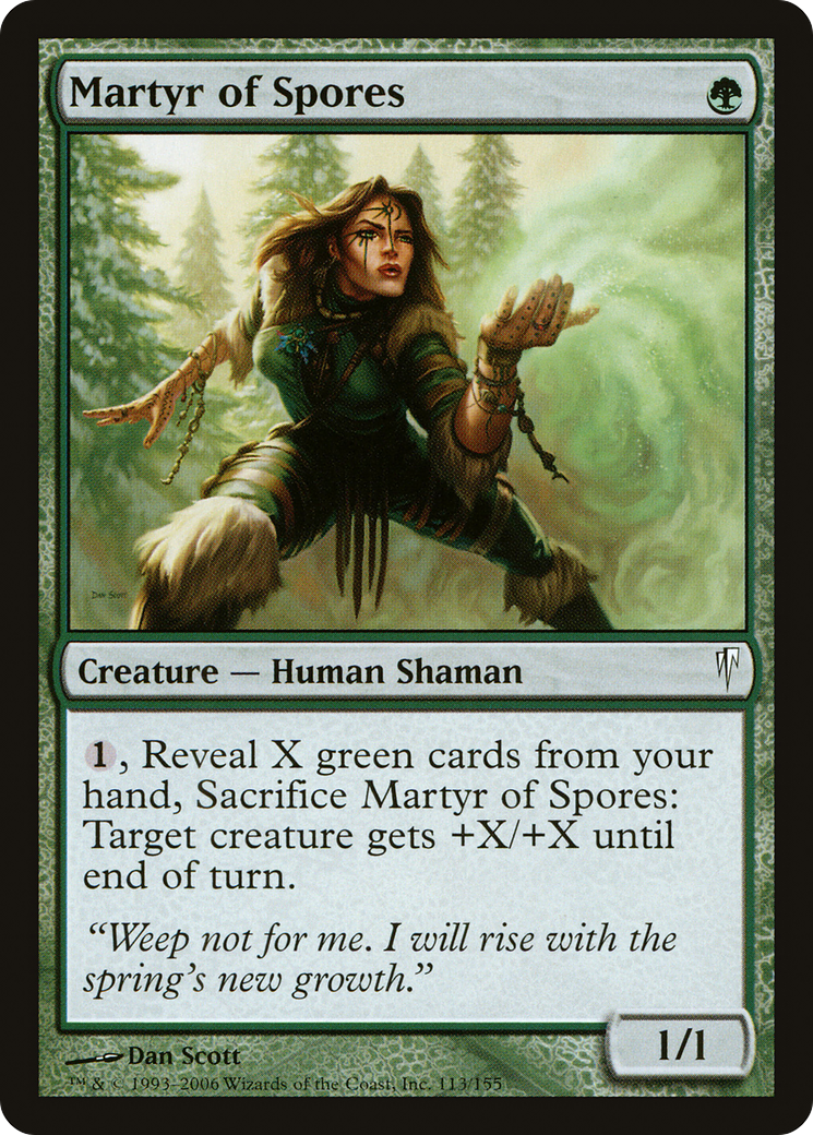 Image of Martyr of Spores (CSP-113) - Coldsnap