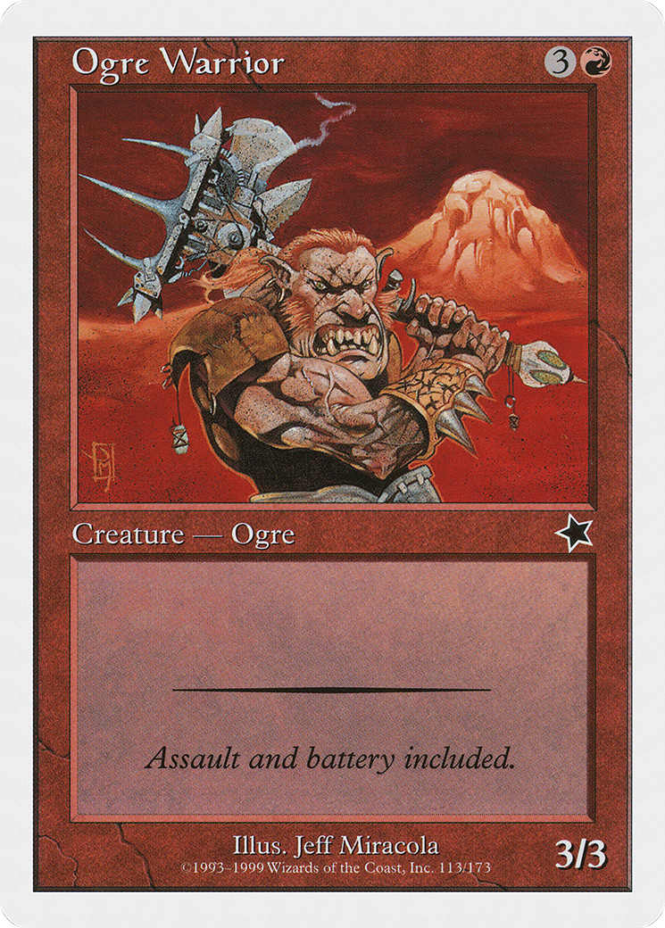 Image of Ogre Warrior (S99-113) - Starter 1999