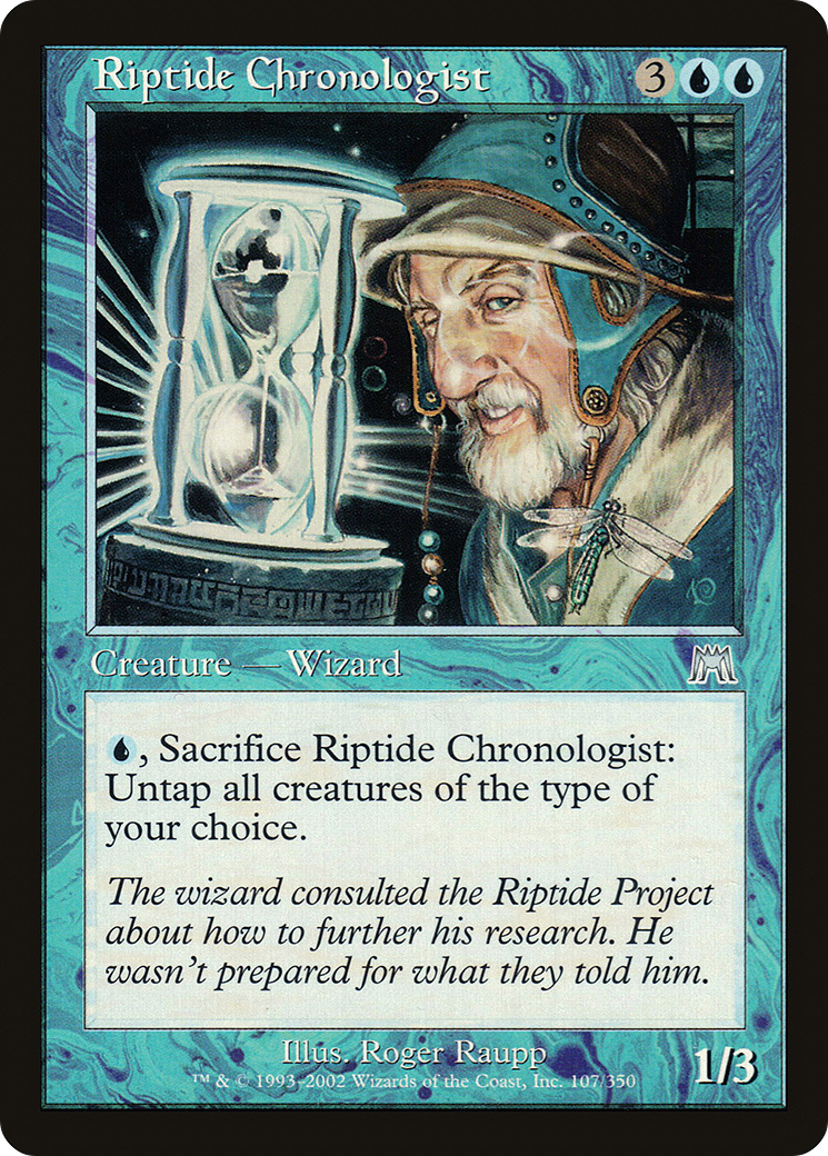 Image of Riptide Chronologist (ONS-107) - Onslaught Foil
