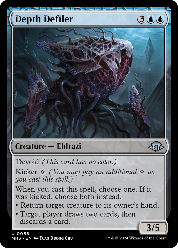Image of Depth Defiler (MH3-058) - Modern Horizons 3: (devoid)