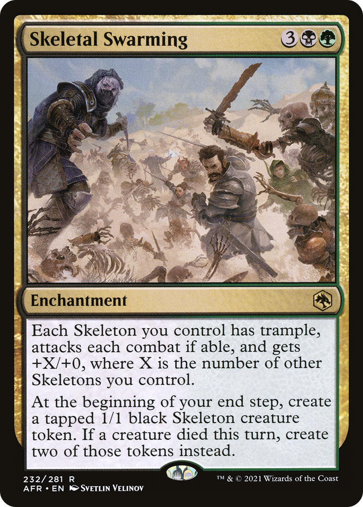 Image of Skeletal Swarming (AFR-232) - Adventures in the Forgotten Realms