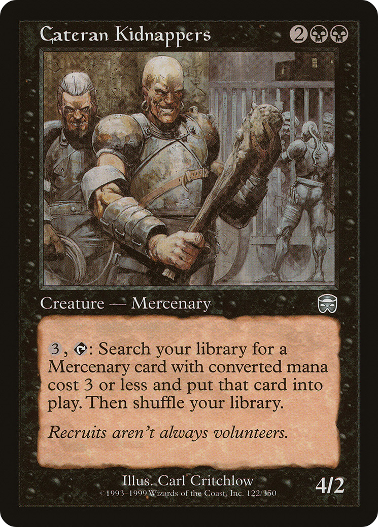Image of Cateran Kidnappers (MMQ-122) - Mercadian Masques Foil