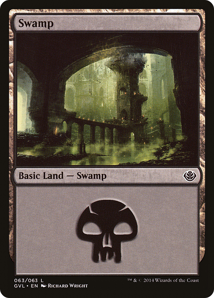 Image of Swamp (63) (Garruk vs. Liliana) (DD3-063) - Duel Decks Anthology: Garruk vs. Liliana