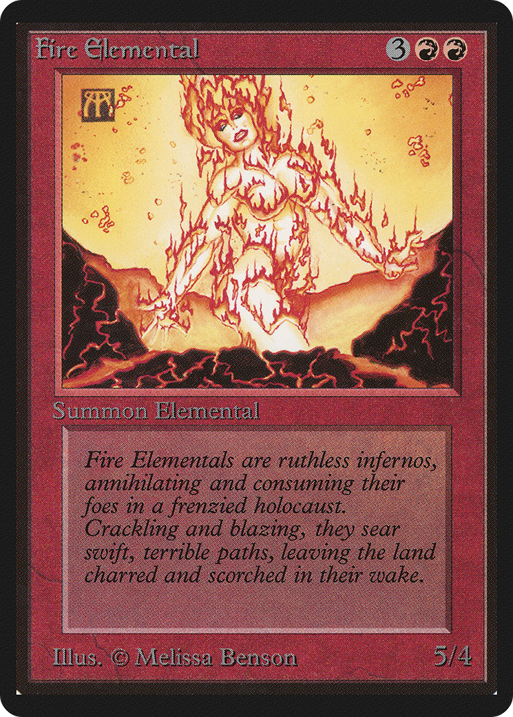 Image of Fire Elemental (LEB-149) - Limited Edition Beta