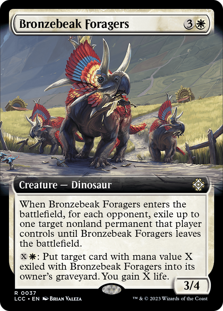 Image of Bronzebeak Foragers (Extended Art) (LCC-037) - The Lost Caverns of Ixalan Commander: (Extended Art)