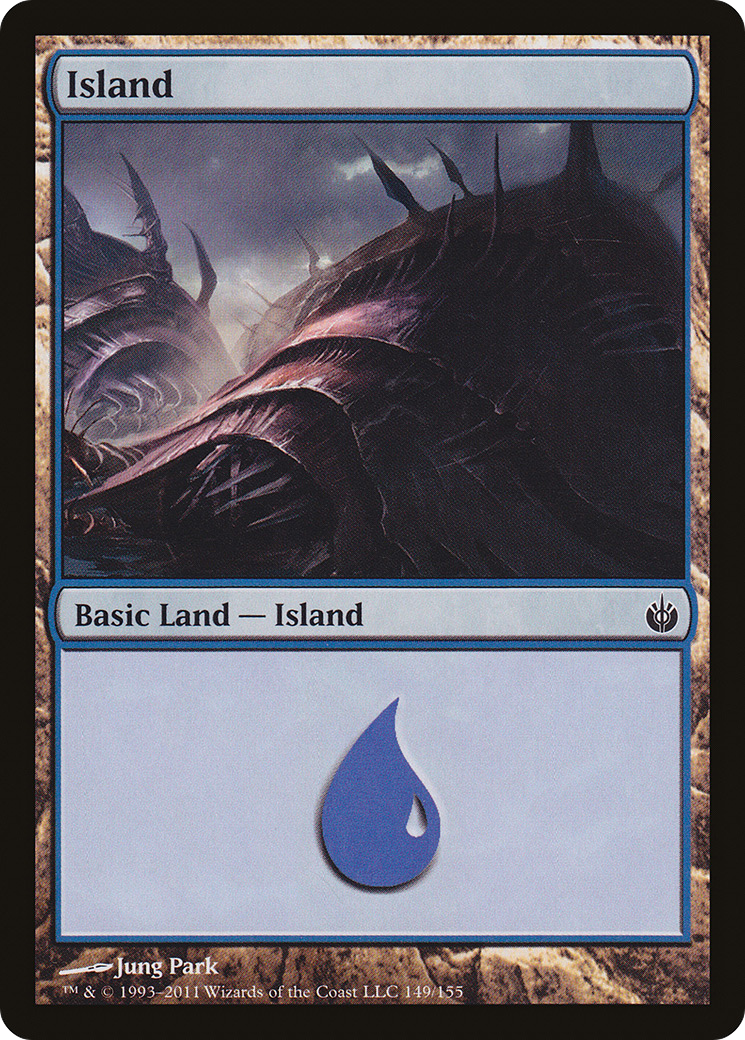 Image of Island (149) (MBS-149) - Mirrodin Besieged Foil