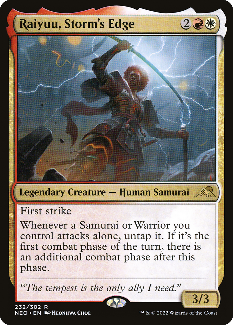 Image of Raiyuu, Storm's Edge (NEO-232) - Kamigawa: Neon Dynasty