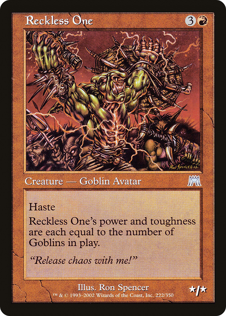 Image of Reckless One (ONS-222) - Onslaught