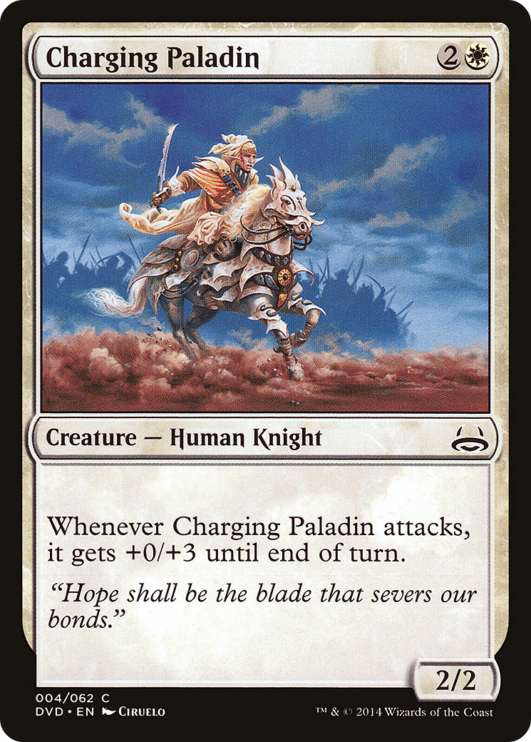 Image of Charging Paladin (DD3-004) - Duel Decks Anthology: Divine vs. Demonic
