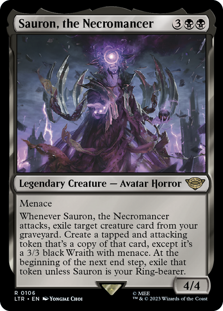 Image of Sauron, the Necromancer (LTR-106) - The Lord of the Rings: Tales of Middle-earth