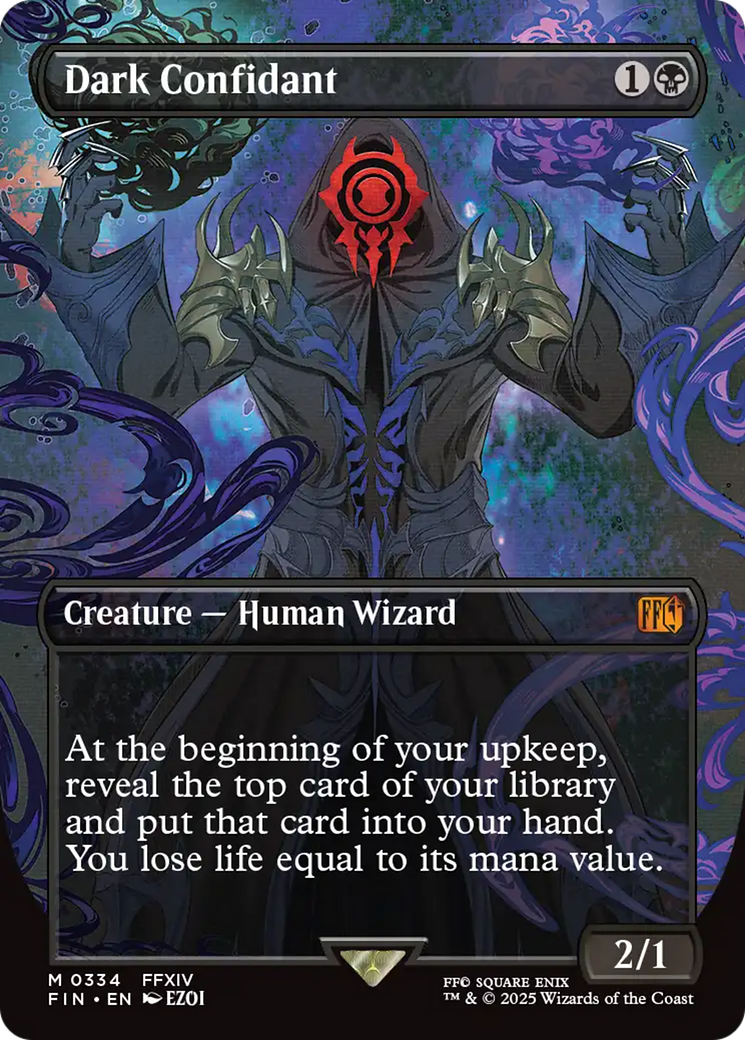 Image of Dark Confidant (Borderless) (FIN-334) - FINAL FANTASY (Borderless)