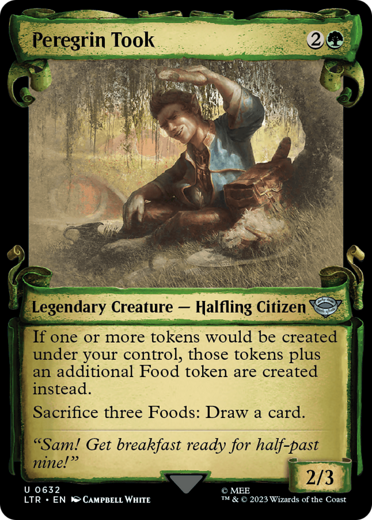 Image of Peregrin Took (Showcase Scrolls) (LTR-632) - The Lord of the Rings: Tales of Middle-earth: (Showcase) Foil