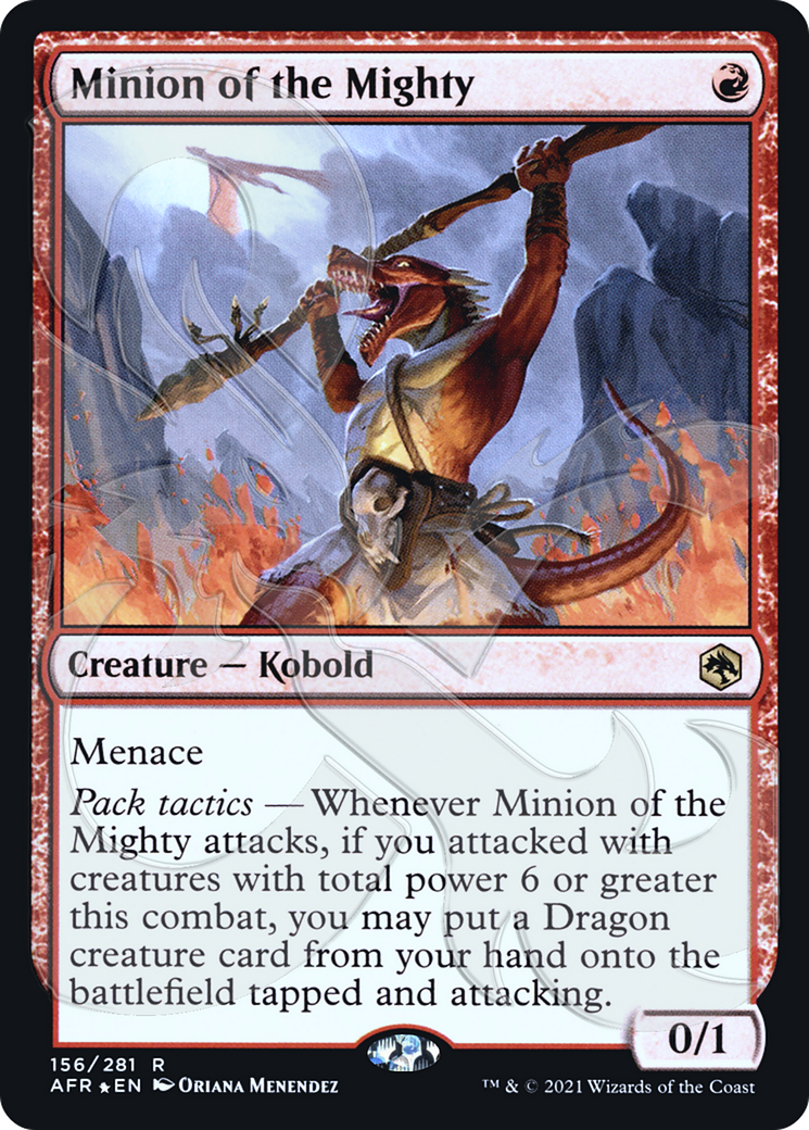Image of Minion of the Mighty (AFR&-156) - Adventures in the Forgotten Realms Promos Foil