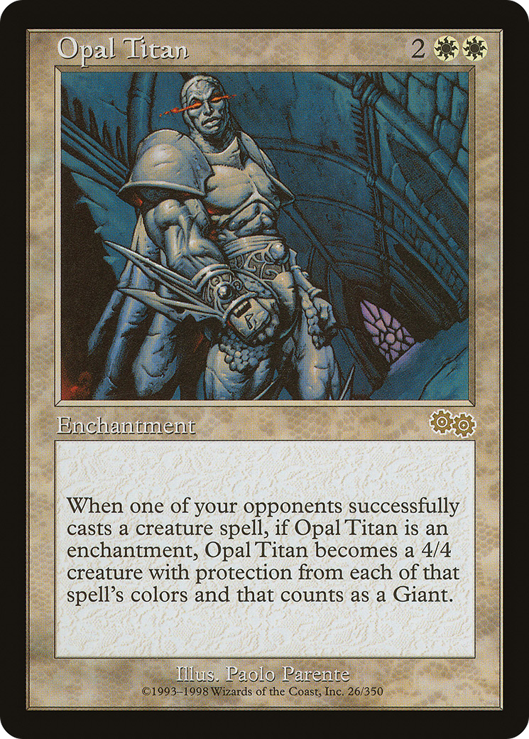 Image of Opal Titan (USG-026) - Urza's Saga