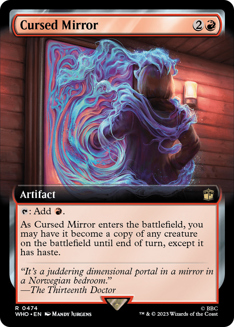 Image of Cursed Mirror (Extended Art) (WHO-474) - Doctor Who: (Extended Art)