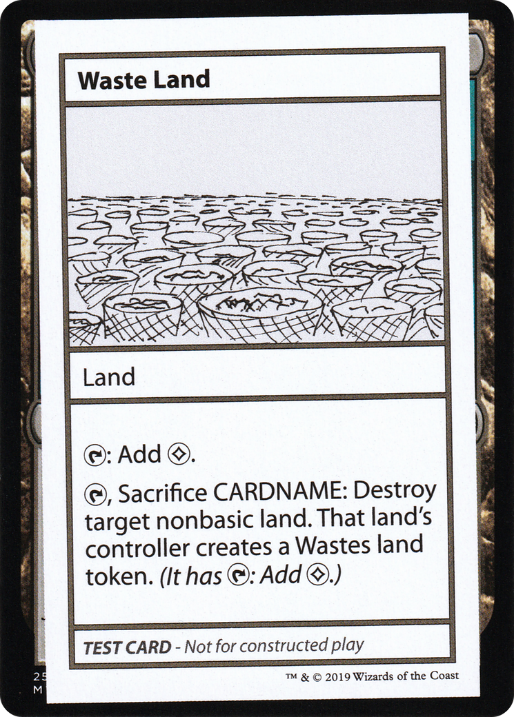 Image of Waste Land (No PW Symbol) (CMB1-) - Mystery Booster Playtest Cards 2021