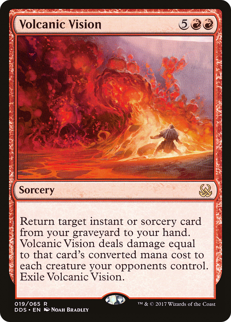 Image of Volcanic Vision (DDS-019) - Duel Decks: Mind vs. Might