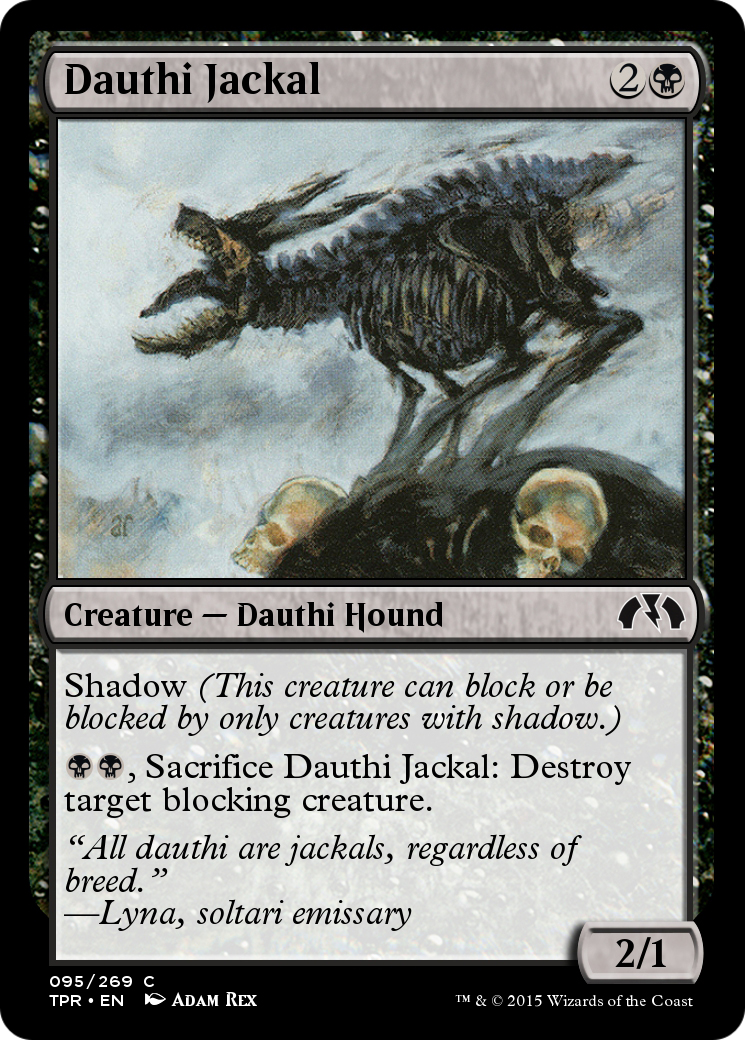 Image of Dauthi Jackal (TPR-095) - Tempest Remastered Foil