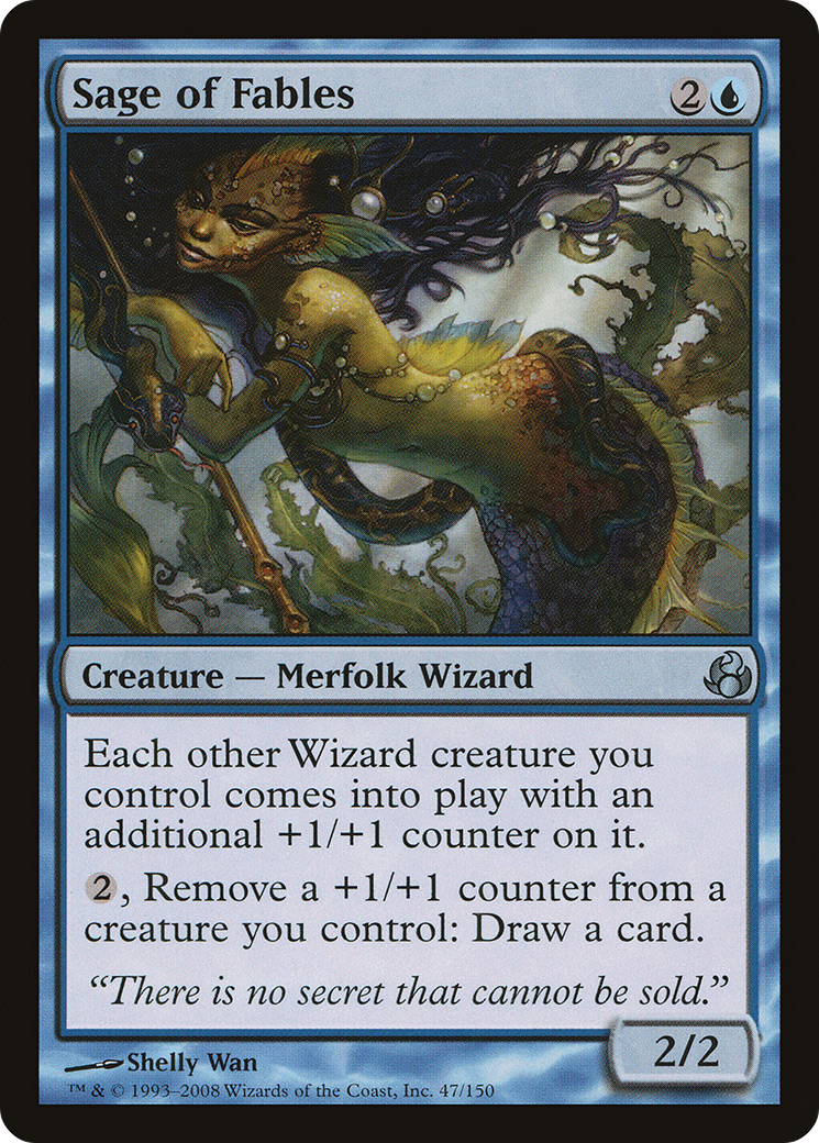 Image of Sage of Fables (MOR-047) - Morningtide Foil