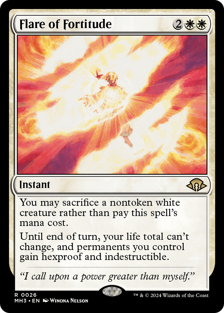 Image of Flare of Fortitude (MH3-026) - Modern Horizons 3 Foil