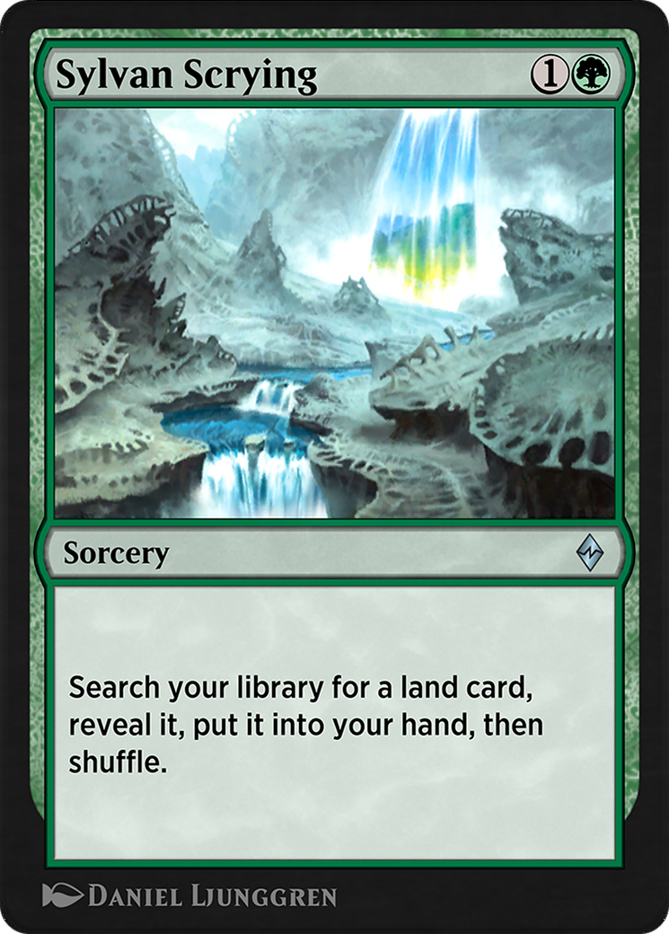 Image of Sylvan Scrying (EA3-004) - Explorer Anthology 3