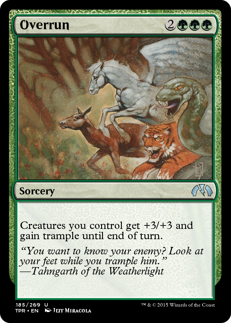 Image of Overrun (TPR-185) - Tempest Remastered Foil