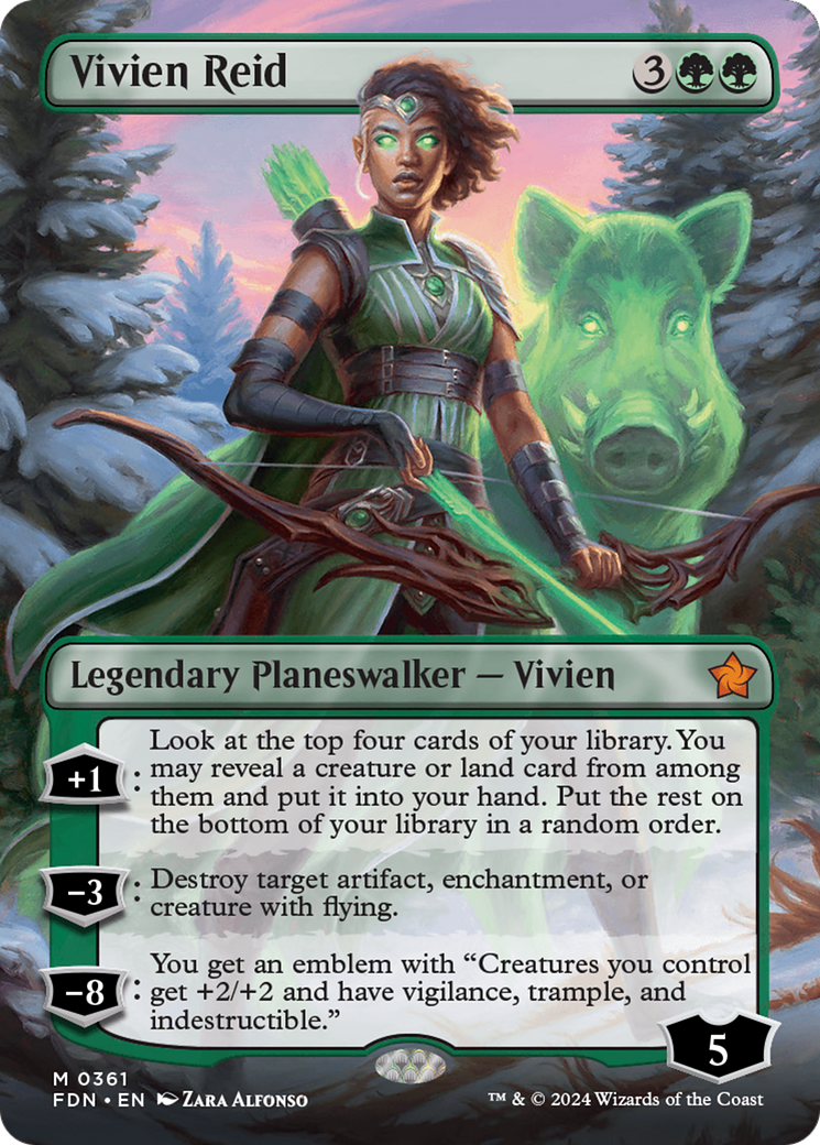 Image of Vivien Reid (Borderless) (FDN-361) - Foundations (Borderless) Foil