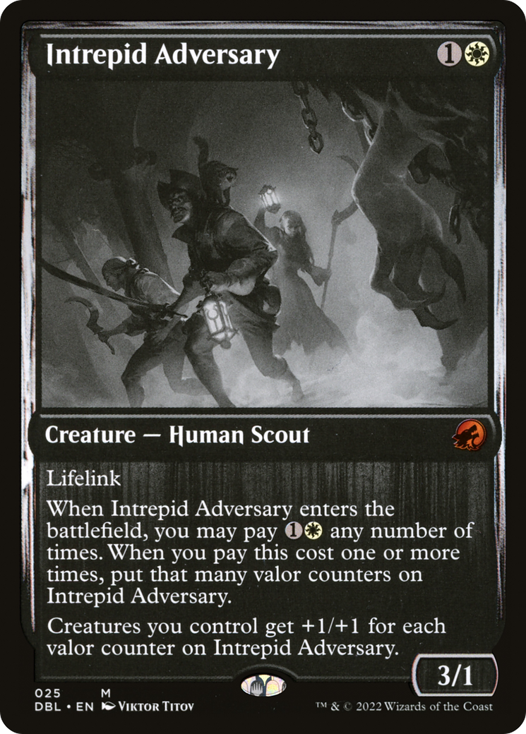 Image of Intrepid Adversary (DBL-025) - Innistrad: Double Feature Foil