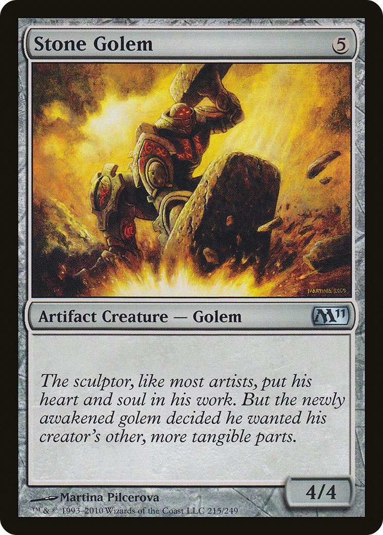 Image of Stone Golem (M11-215) - Magic 2011
