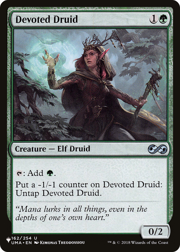 Image of Devoted Druid (LIST-162/254) - The List
