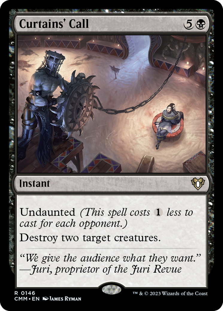 Image of Curtains' Call (CMM-146) - Commander Masters Foil