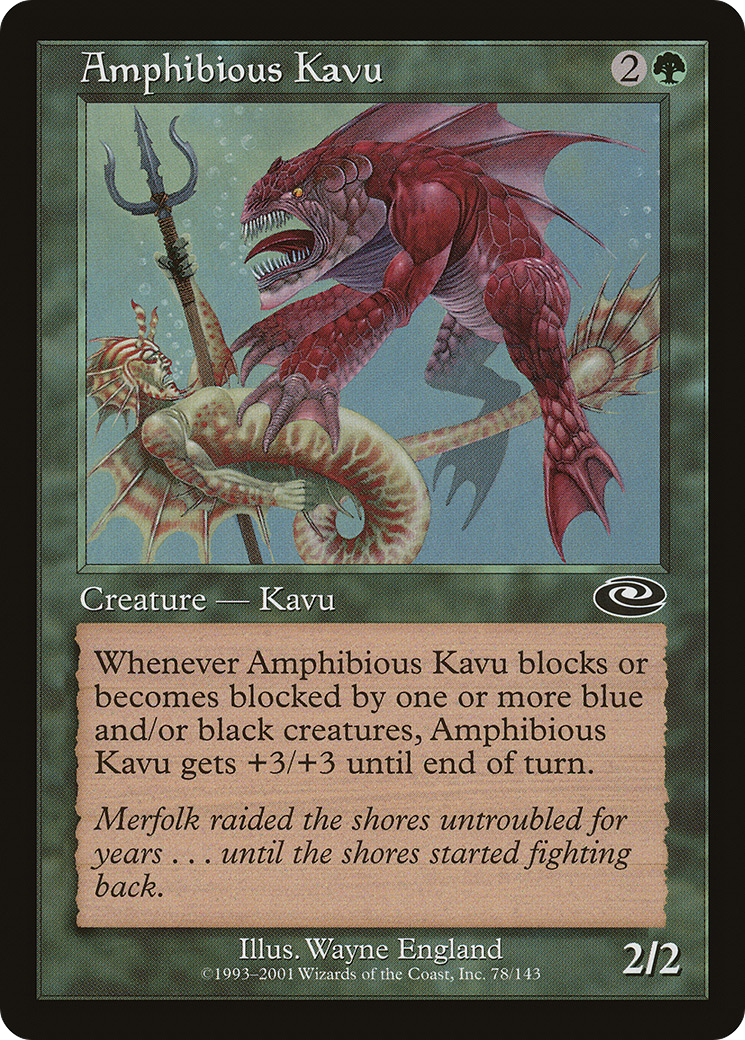 Image of Amphibious Kavu (PLS-078) - Planeshift