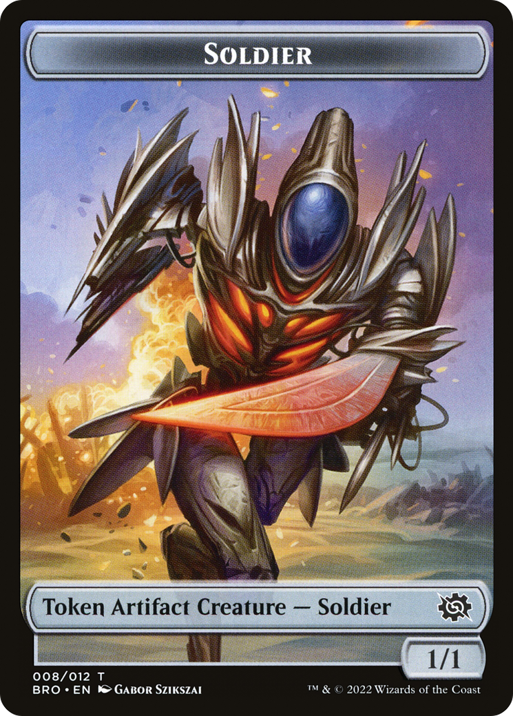 Image of Soldier (TBRO-008) - The Brothers' War Tokens Foil