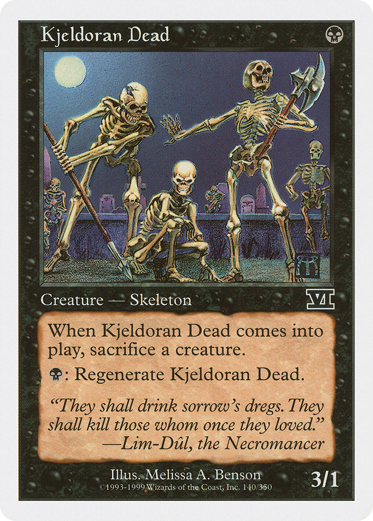 Image of Kjeldoran Dead (6ED-140) - Classic Sixth Edition